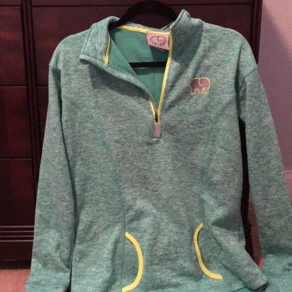 Ivory Ella fleece quarter zip